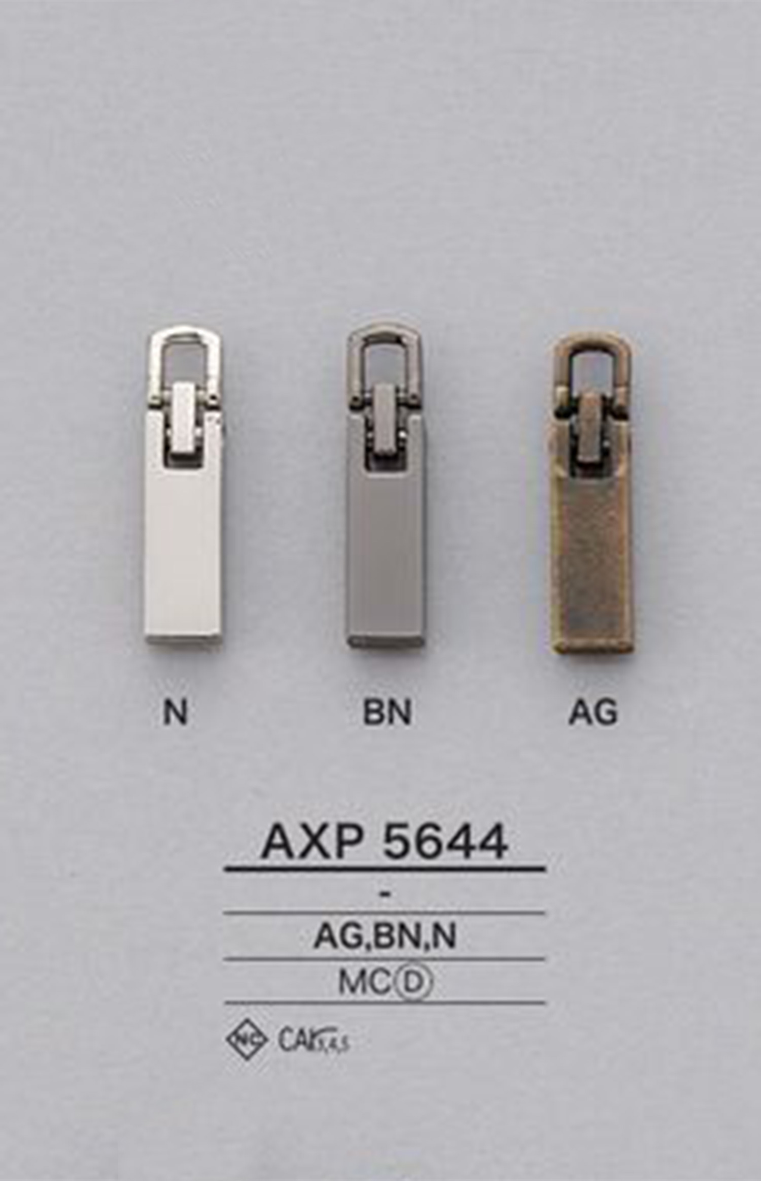 AXP5644 Reißverschlusspunkt (Ziehlasche) IRIS
