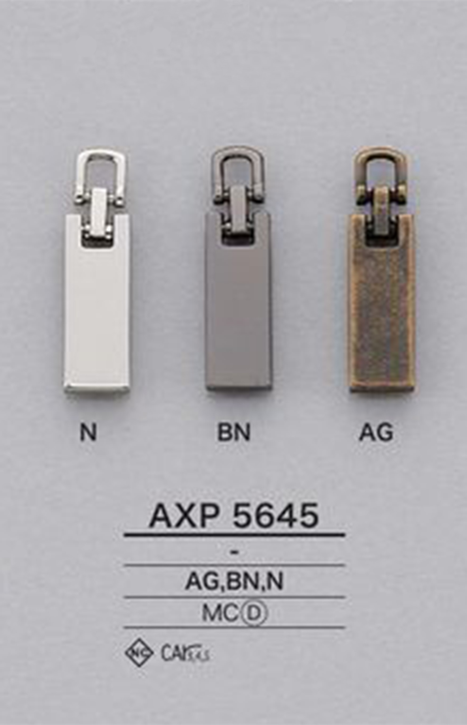 AXP5645 Reißverschlusspunkt (Ziehlasche) IRIS