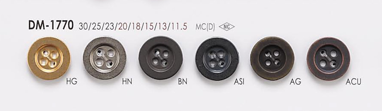 DM1770 4-Loch-Metallknopf Für Jacken Und Anzüge[Taste] IRIS