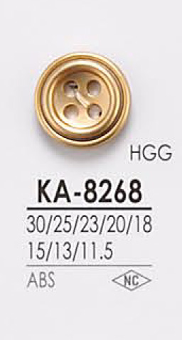KA8268 4-Loch-Metallknopf[Taste] IRIS
