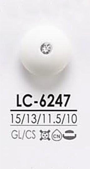 LC6247 Rosa Locken-ähnlicher Kristallstein-Knopf Zum Färben[Taste] IRIS