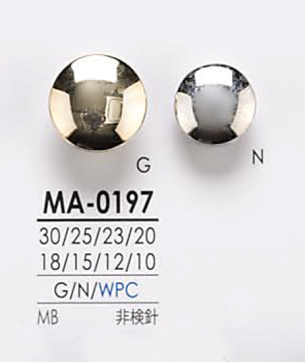 MA0197 Metallknopf[Taste] IRIS
