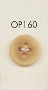 OP160 Eleganter Büffelartiger 4-Loch-Polyesterknopf[Taste] DAIYA BUTTON