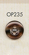 OP235 Büffelähnlicher, Glänzender 4-Loch-Polyesterknopf[Taste] DAIYA BUTTON