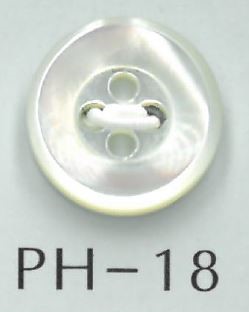 PH18 4-Loch-Hohlschalenknopf[Taste] Sakamoto Saji Shoten