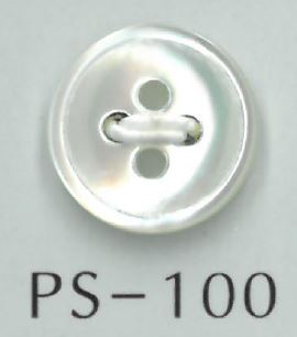PS100 Muschelknopf Mit 4 Löchern Und Rand[Taste] Sakamoto Saji Shoten
