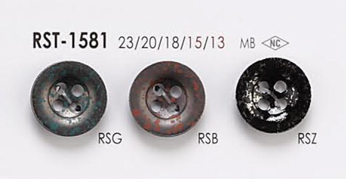 RST1581 4-Loch-Metallknopf Für Jacken Und Anzüge[Taste] IRIS