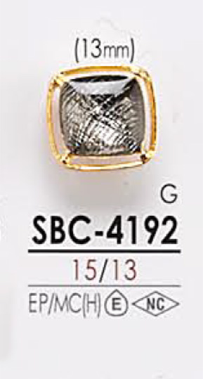 SBC4192 Metallknopf Zum Färben[Taste] IRIS