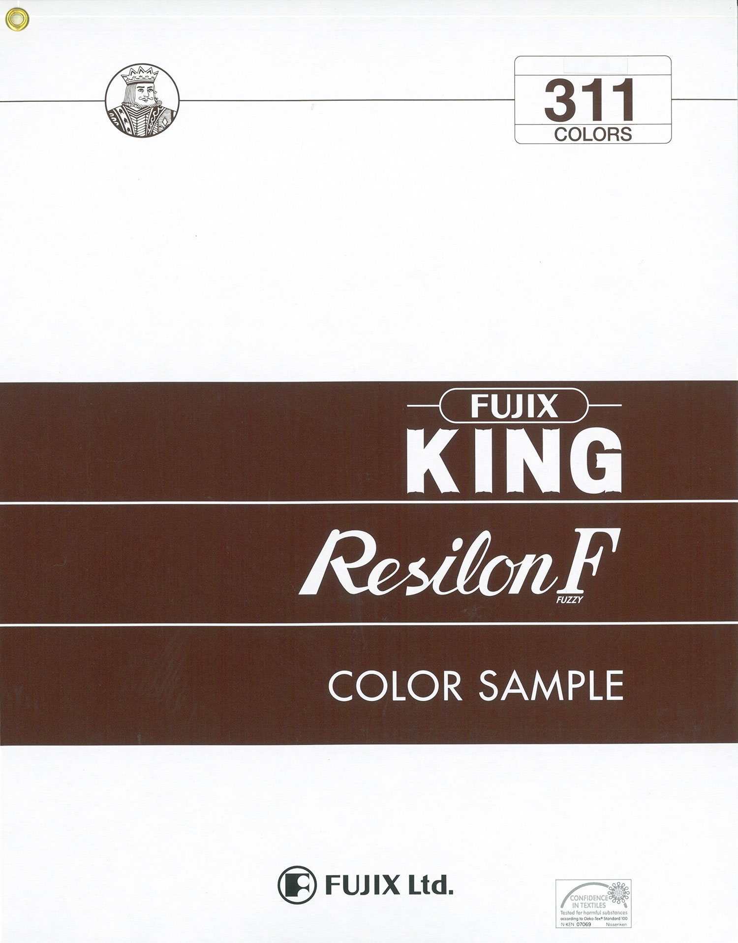 FUJIX-SAMPLE-7 KING Resilon FUZZY[Musterkarte] FUJIX