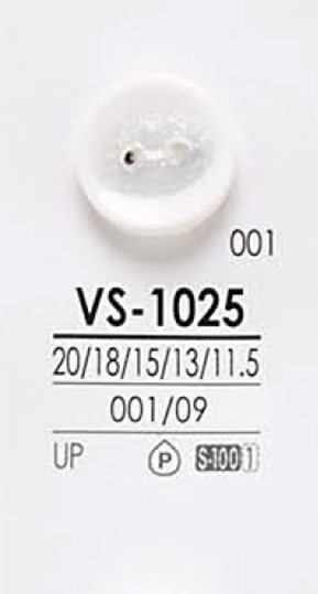 VS1025 Schwarz &amp; Hemdknopf Färben[Taste] IRIS