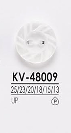 KV48009 Einfacher 2-Loch-Polyesterknopf[Taste] IRIS