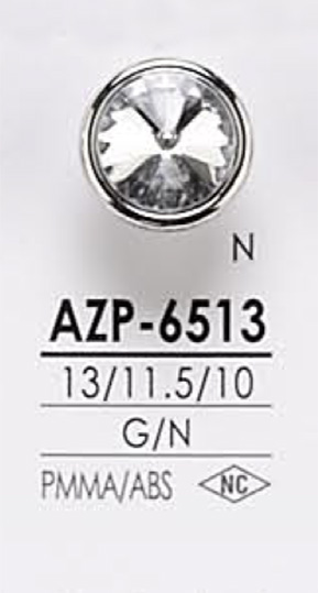 AZP6513 Kristallstein-Knopf[Taste] IRIS