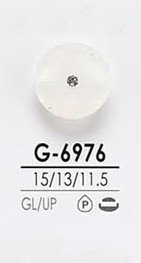 G6976 Rosa Locken-ähnlicher Kristallstein-Knopf Zum Färben[Taste] IRIS