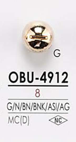 OBU4912 Metallknopf Mit Schraubenmotiv[Taste] IRIS