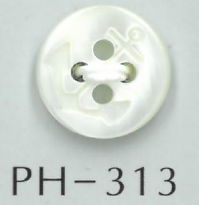 PH313 4- Muschelknopf Mit Ankergravur[Taste] Sakamoto Saji Shoten