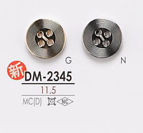 DM2345 4-Loch-Metallknopf[Taste] IRIS