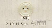 TNT8 DAIYA BUTTONS Hitzebeständiger Polyesterknopf In Shell-Ton[Taste] DAIYA BUTTON