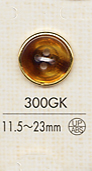 300GK 4-Loch-Kunststoffknopf Für Schildpatthemd[Taste] DAIYA BUTTON