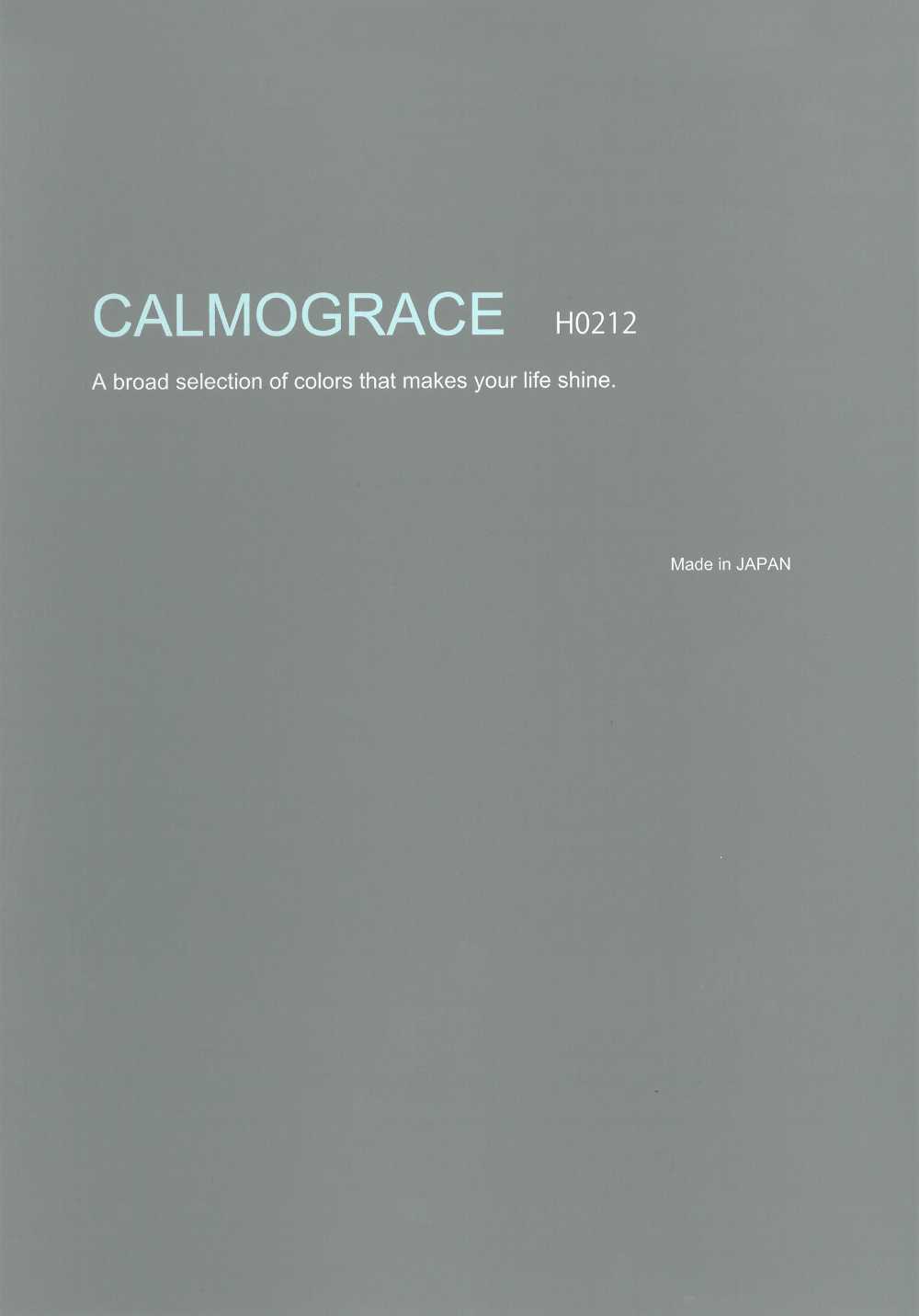 H0212 CALMOGRACE Polyesterdispersionsgefärbter Stretch Ohne Muster[Textilgewebe] Fules Design