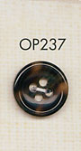 OP237 Luxuriöser Büffelartiger 4-Loch-Polyesterknopf[Taste] DAIYA BUTTON
