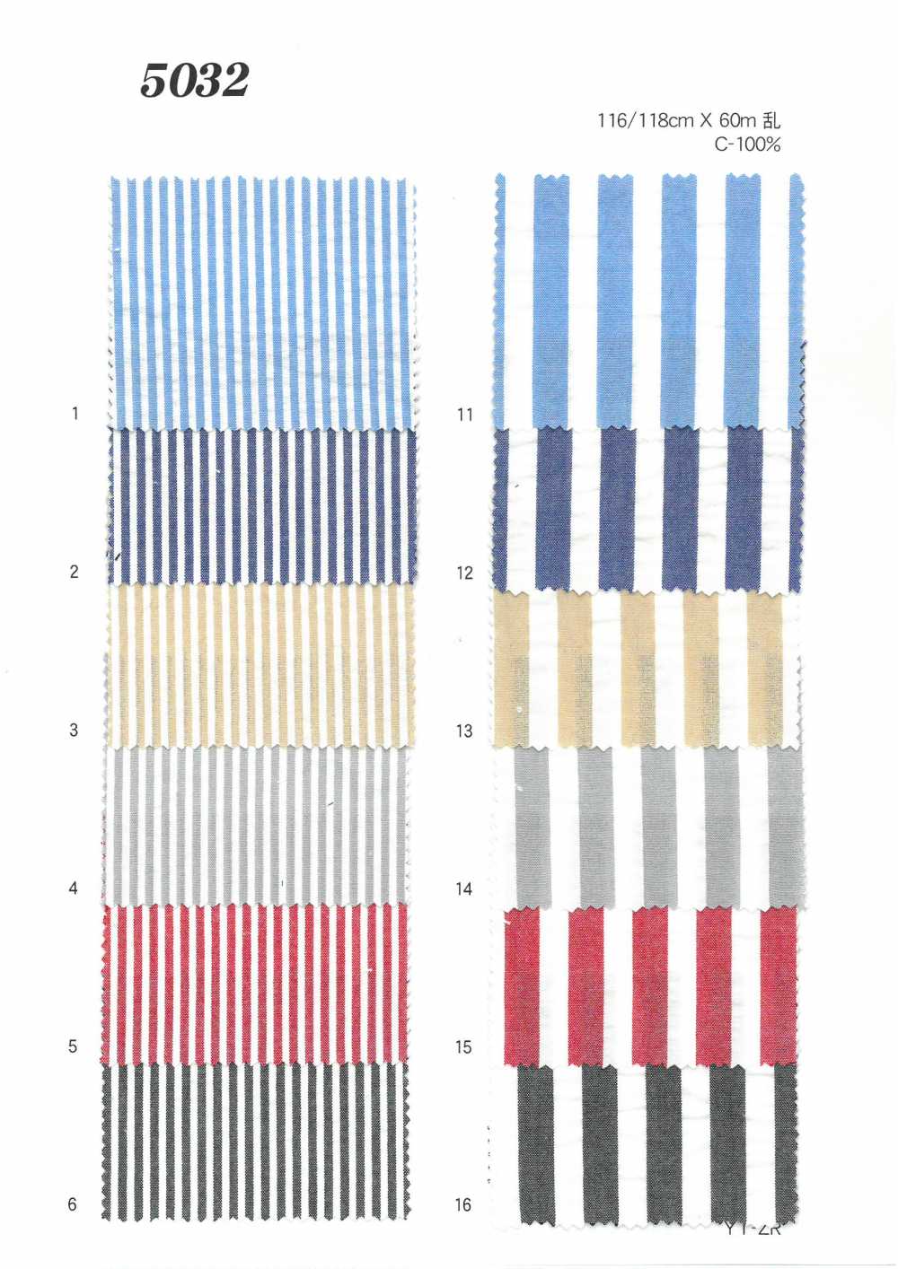 MU5032 Seersucker-Streifen[Textilgewebe] Ueyama Textile