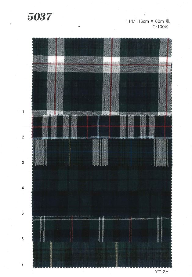 MU5037 Rasencheck[Textilgewebe] Ueyama Textile