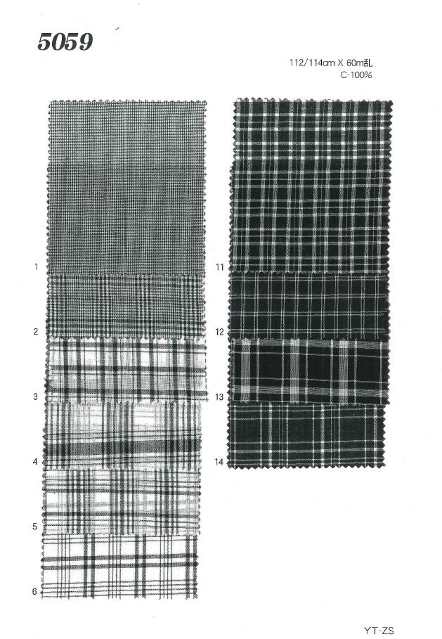 MU5059 Rasencheck[Textilgewebe] Ueyama Textile