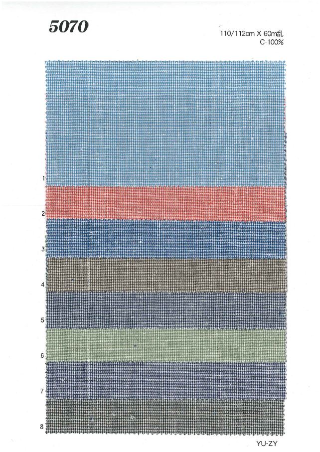 MU5070 Regenpfeifer Mit Hahnentritt[Textilgewebe] Ueyama Textile