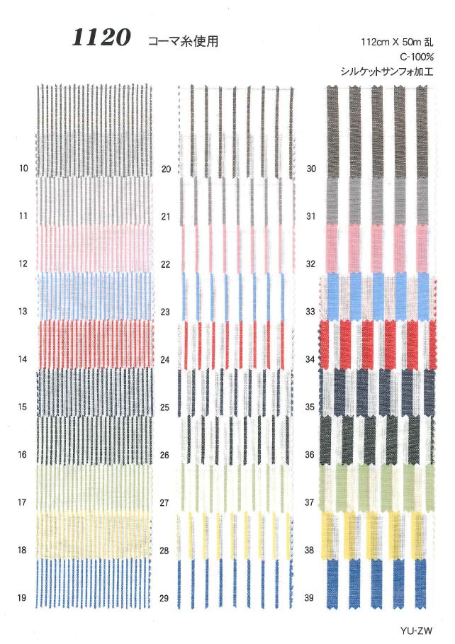 1120 Streifencheck[Textilgewebe] Ueyama Textile