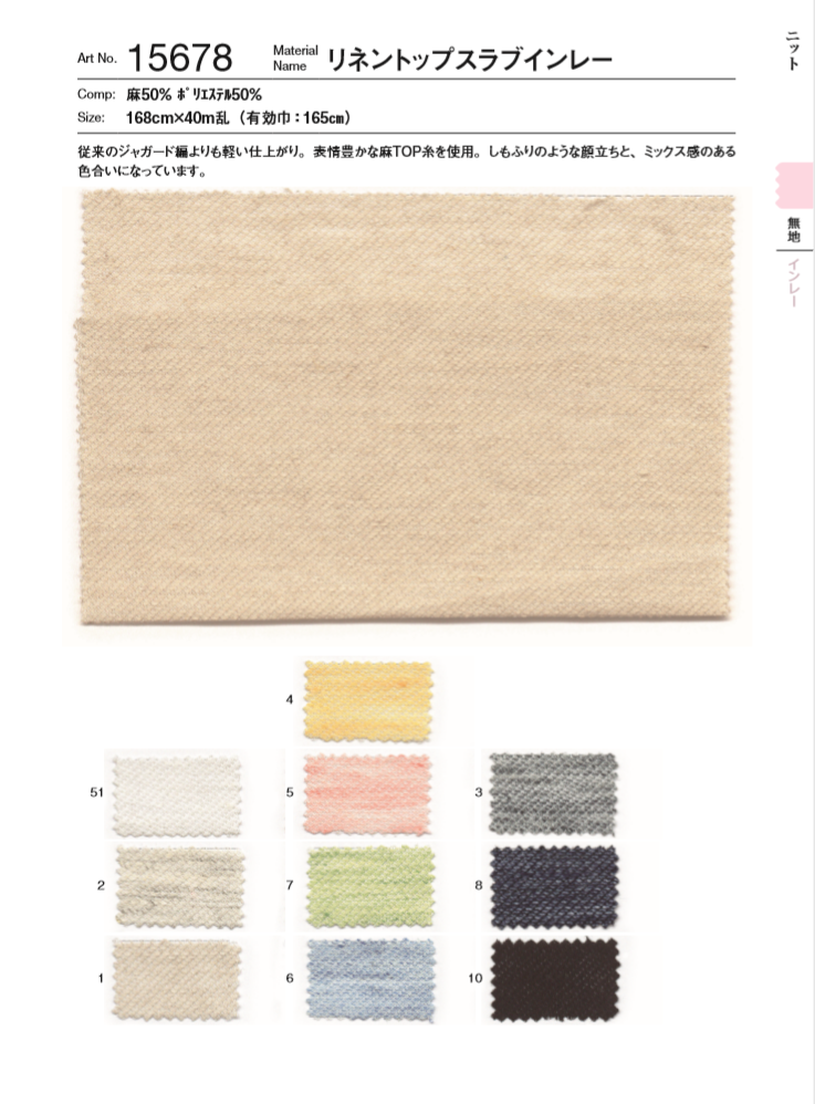 15678 Deckeneinlage Aus Leinen[Textilgewebe] SUNWELL