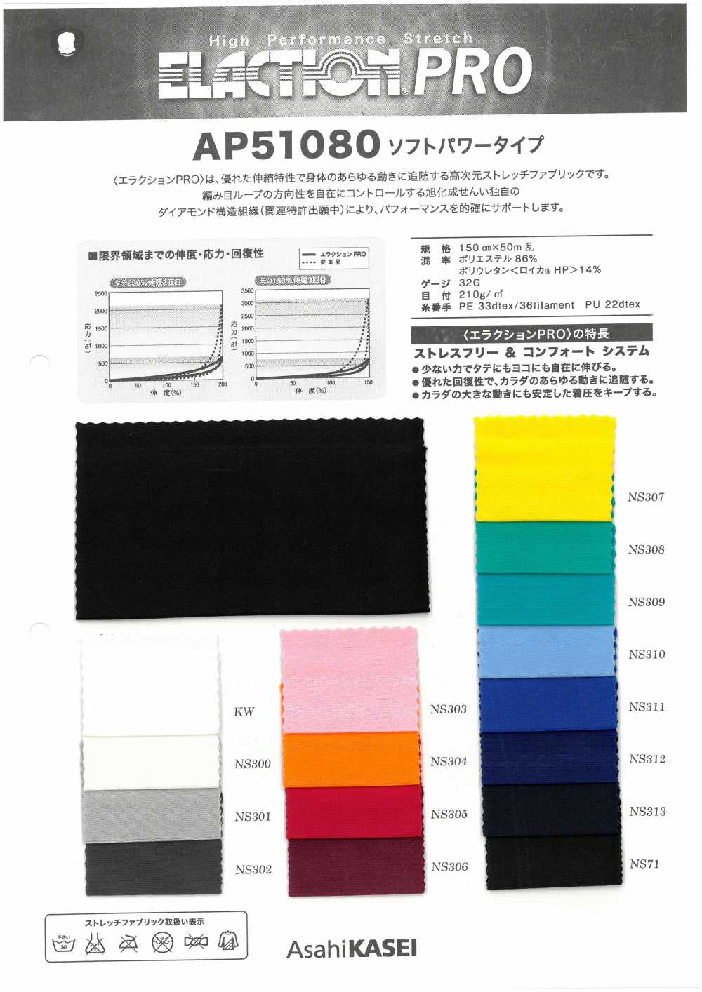 AP51080 Eraction Pro Soft Power-Typ[Textilgewebe] Japan-Strecke