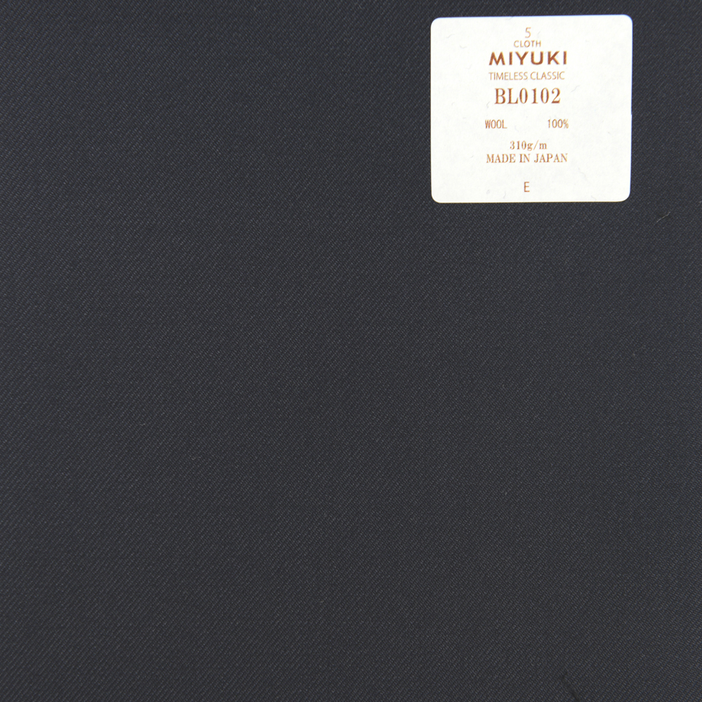 BL0102 Timeless Classic Classic Einfarbig Marineblau Pla[Textil] Miyuki-Keori (Miyuki)