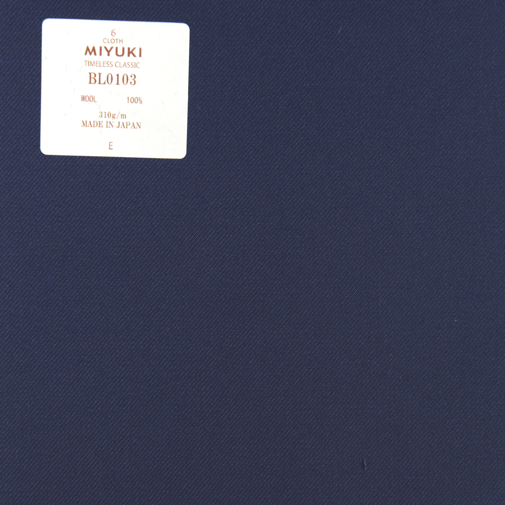 BL0103 Zeitlos Klassisch Klassisch Einfarbig Blau[Textil] Miyuki-Keori (Miyuki)