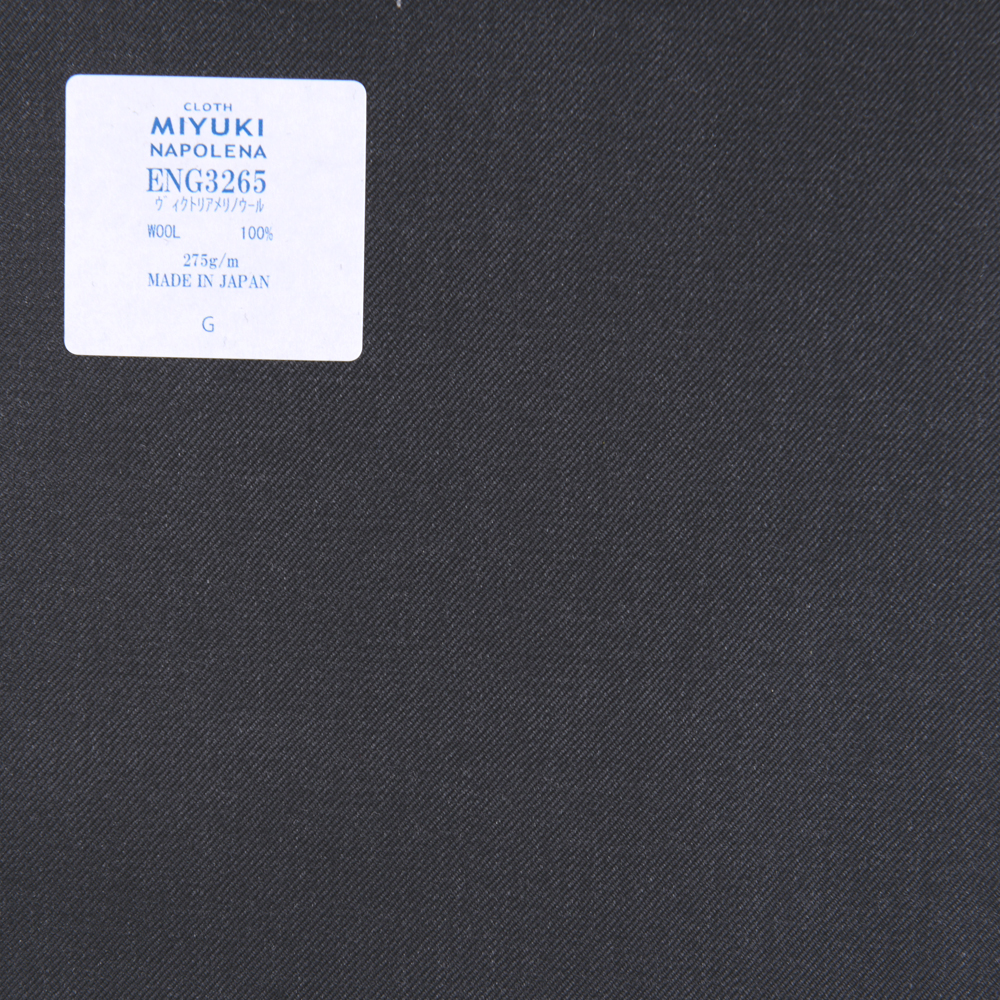 ENG3265 Prestige Line Victoria Merinowolle Used Napolena Charcoal Grey[Textil] Miyuki-Keori (Miyuki)