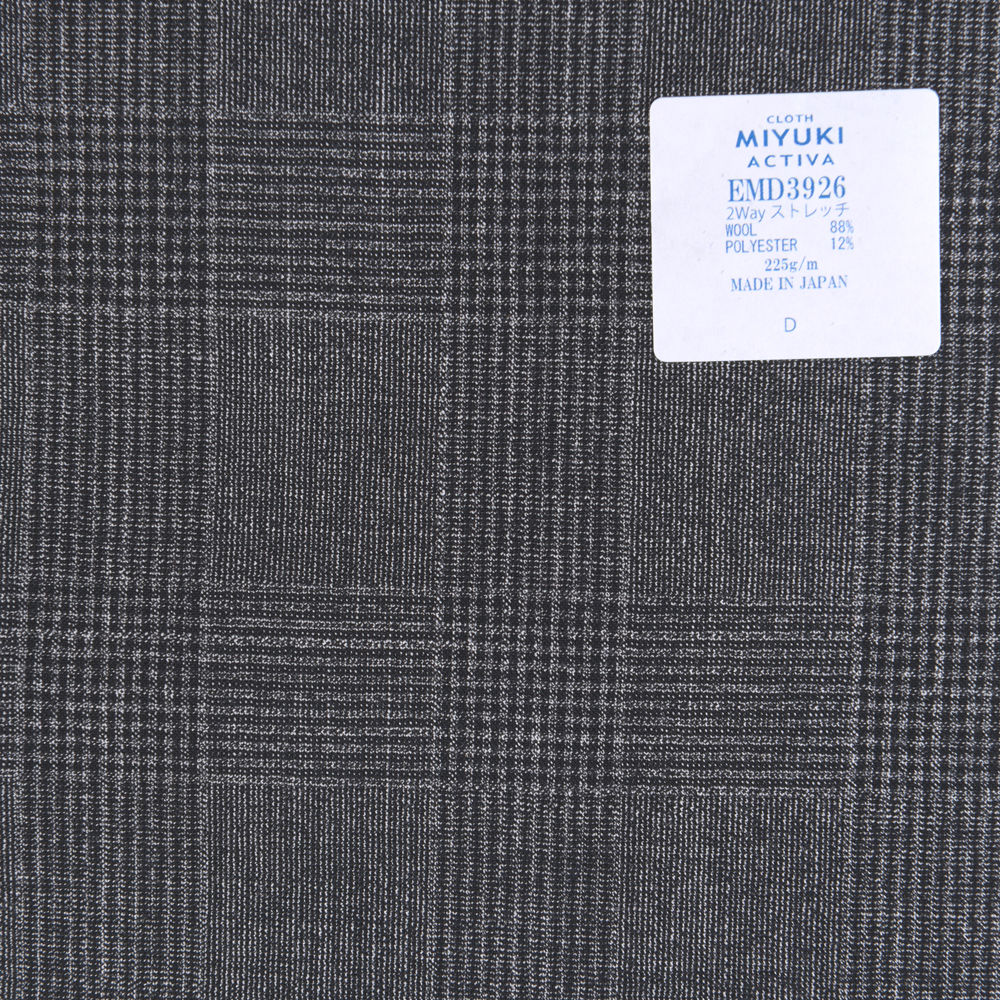 EMD3926 Natural Stretch Line Activa 2-Wege-Stretch Seersucker Grau[Textil] Miyuki-Keori (Miyuki)