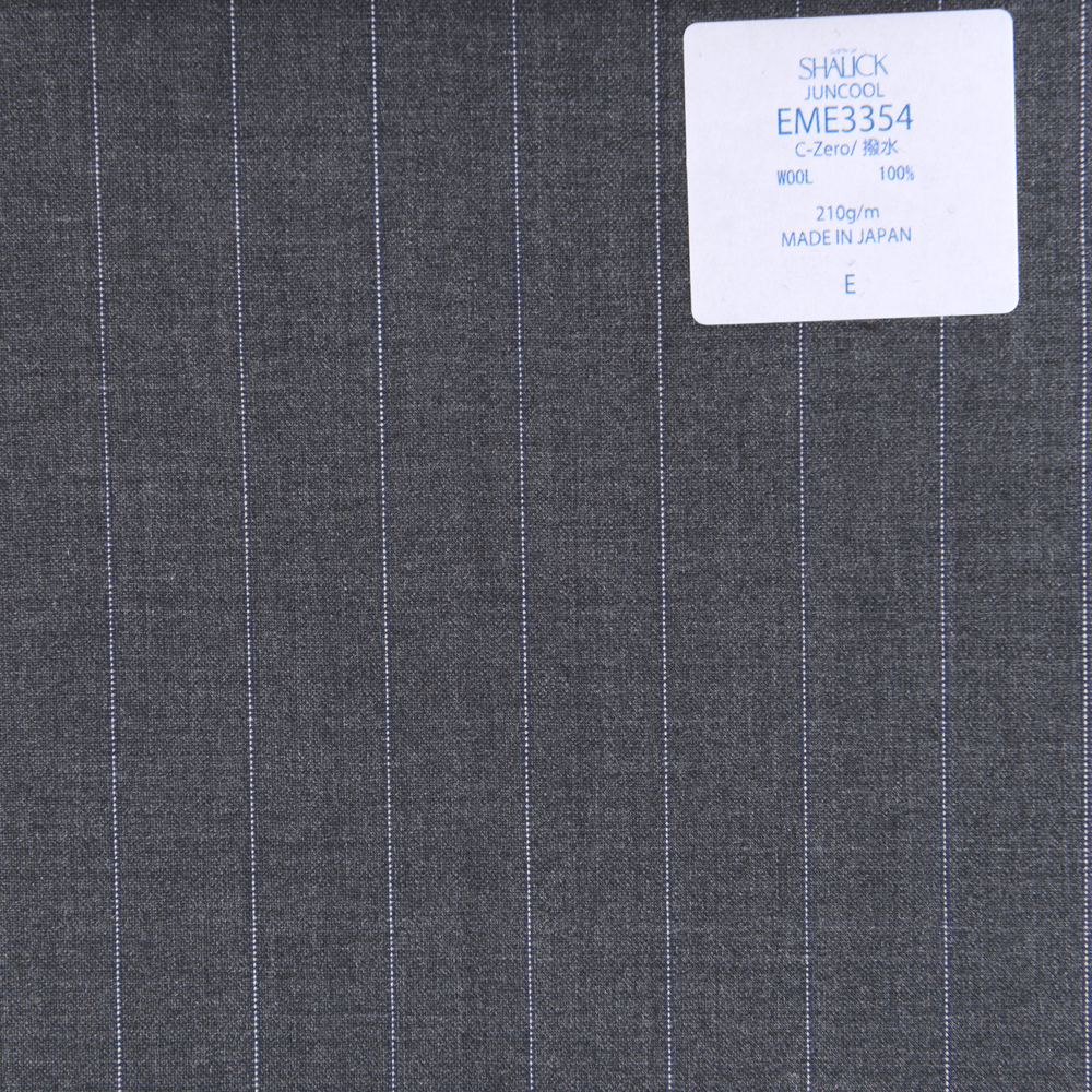 EME3354 Japanische Sommerkleidung Sharick Serie Juncourt Gestreift Grau[Textil] Miyuki-Keori (Miyuki)