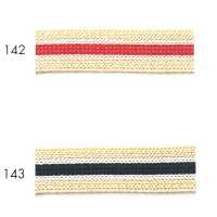 114-1207 Gestreiftes Strickband[Bandbandschnur] DARIN Sub-Foto