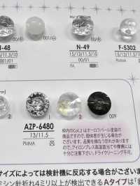 AZP6480 Aurora Pearl Diamond Cut-Knopf[Taste] IRIS Sub-Foto