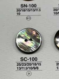 SC100 Schale Aus Natürlichem Material, Glänzender Knopf Mit 2 Löchern[Taste] IRIS Sub-Foto