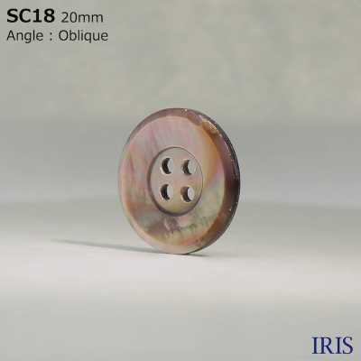 SC18 Natürliches Material Aus Shell 4 Löcher Glossy Button[Taste] IRIS Sub-Foto