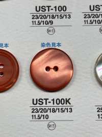 UST100K Färbetisch Für Natürliche Materialien Loch Zwei Löcher Shell Shell Matte Button[Taste] IRIS Sub-Foto