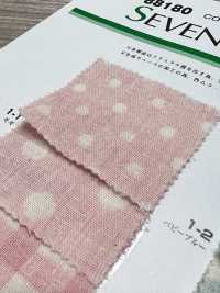 88180 SEVENBERRY W Gaze Polka Dot Check Stripe[Textilgewebe] VANCET Sub-Foto
