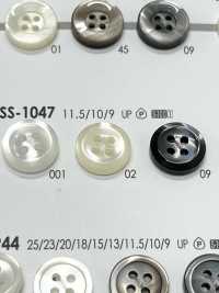 SS-1047 4-Loch-Polyesterknopf Für Einfache Hemden Und Blusen[Taste] IRIS Sub-Foto