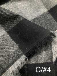 MU5086 Fuzzy-Block-Check[Textilgewebe] Ueyama Textile Sub-Foto