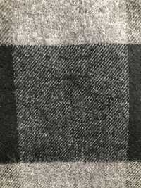 MU5086 Fuzzy-Block-Check[Textilgewebe] Ueyama Textile Sub-Foto