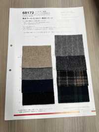 68172 1/10 Flat Double Weave, Wendbares Fuzzy Auf Beiden Seiten [verwendet Recycelten Wollfaden][Textilgewebe] VANCET Sub-Foto
