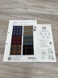 26198 Garngefärbte Bio-Baumwolle 60s Twill Mini Chuck[Textilgewebe] SUNWELL Sub-Foto