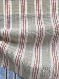 35463 Garngefärbter 60s Bio-Baumwollkräusel Marine Streifen[Textilgewebe] SUNWELL Sub-Foto