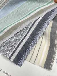 35464 Garn 60s Bio-Baumwollkräuseln Big Multi Stripe[Textilgewebe] SUNWELL Sub-Foto