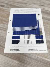 14261 Garngefärbte Baumwolle / Nylon Stretch Chambray &amp; Streifen[Textilgewebe] SUNWELL Sub-Foto